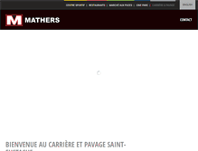 Tablet Screenshot of carriere.mathers.ca