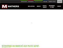 Tablet Screenshot of marcheauxpuces.mathers.ca