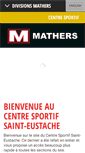 Mobile Screenshot of centresportif.mathers.ca